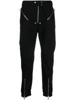 Rick Owens pantalon slim à détails de zips - Noir