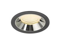 SLV InbouwspotNuminos XL zwart/chroom 3000K - 55gr - 1009944