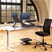 Voetensteun Fellowes Hana zwart - thumbnail