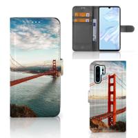 Huawei P30 Pro | Flip Cover | Golden Gate Bridge