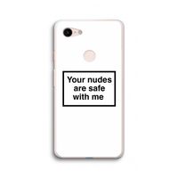 Safe with me: Google Pixel 3 XL Transparant Hoesje