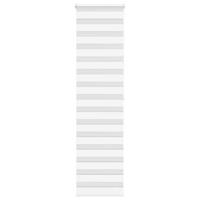 VidaXL Zebra rolgordijn 65x200 cm stofbreedte 60,9 cm polyester wit