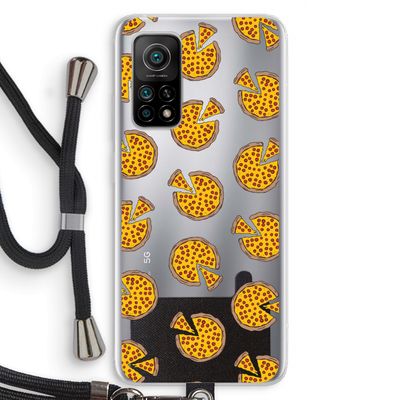 You Had Me At Pizza: Xiaomi Mi 10T 5G Transparant Hoesje met koord