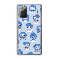 Gezichtjes: Samsung Galaxy Note 20 / Note 20 5G Transparant Hoesje