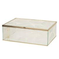 Clayre & Eef Sieradendoos 25x17x8 cm Glas Rechthoek Juwelendoos