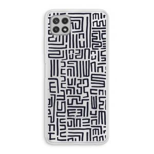 Moroccan Print: Samsung Galaxy A22 4G Transparant Hoesje