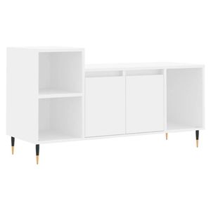 vidaXL Tv-meubel 100x35x55 cm bewerkt hout wit