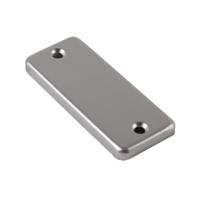 AMI afdekrozet 4 RH - aluminium geperst 1,5mm - F1 - 216401