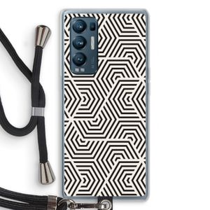 Magic pattern: Oppo Find X3 Neo Transparant Hoesje met koord