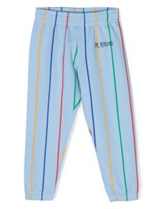 Mini Rodini pantalon de jogging à logo imprimé - Bleu