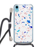 Terrazzo N°6: iPhone XR Transparant Hoesje met koord