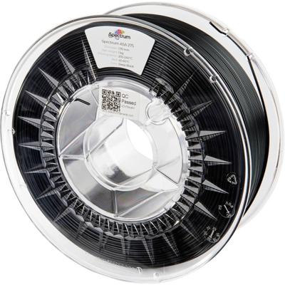Spectrum Filaments 80302 ASA 275 DEEP BLACK Filament ASA Slagvast, Weerbestendig, UV-bestendig 1.75 mm 1000 g Diepzwart 1 stuk(s)