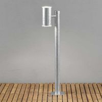 Staande buitenlamp 2 x 8W 700 lumen dimbaar Ull gegalvaniseerd LED downspot 591-320