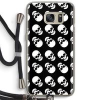 Musketon Skulls: Samsung Galaxy S7 Transparant Hoesje met koord