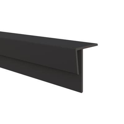 Wonderboard Buitenhoekprofiel Zwart