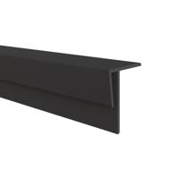 Wonderboard Buitenhoekprofiel Zwart
