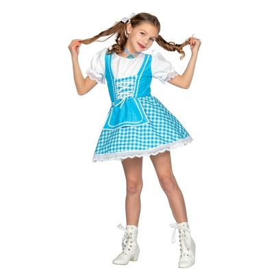 Dirndl jurk aqua