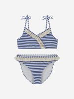Nik&Nik zomer bikini meisjes - blauw / off wit - Liva