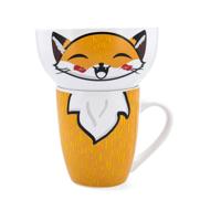 Mokkenset Quid Zoo Multicolour Keramisch Fox