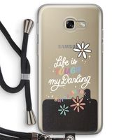 Tough Life: Samsung Galaxy A5 (2017) Transparant Hoesje met koord