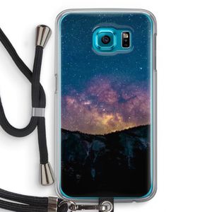 Travel to space: Samsung Galaxy S6 Transparant Hoesje met koord