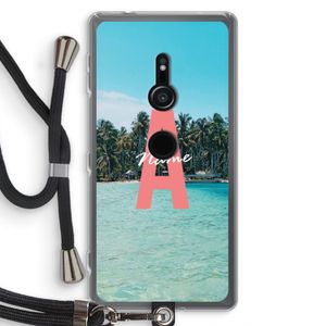 Pacific Dream: Sony Xperia XZ2 Transparant Hoesje met koord