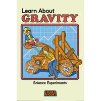 Poster Steven Rhodes Learn About Gravity 61x91,5cm - thumbnail