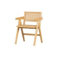 WOOOD Gunn Eetkamerstoel - Rattan - Natural - 80x54x54