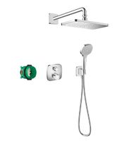 Hansgrohe Croma E inbouw regendouche met 28cm hoofddouche en 3 standen handdouche chroom