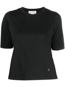 Forte Forte t-shirt en coton à design uni - Noir