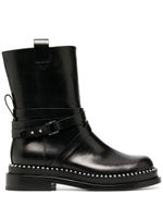 Ermanno Scervino bottines à détails de clous - Noir Ermanno Scervino bottines à détails de clous - Noir