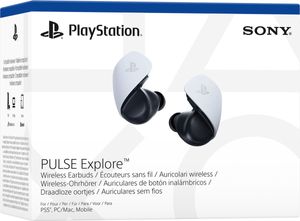 Sony PULSE Explore Headset Draadloos In-ear Gamen Bluetooth Zwart, Wit