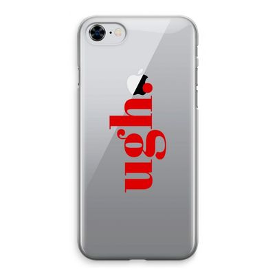 Ugh: iPhone 8 Transparant Hoesje