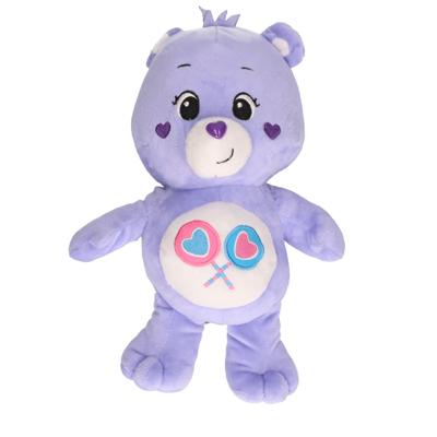 Troetelbeertjes pluche knuffel - paars - 28 cm - Cartoon knuffel - Troetelberen - Pluche knuffels