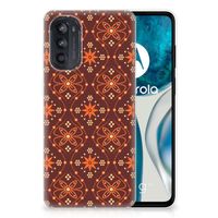 Motorola Moto G52/G82 TPU bumper Batik Brown