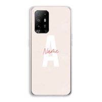 Strawberry Milkshake: Oppo A94 5G Transparant Hoesje