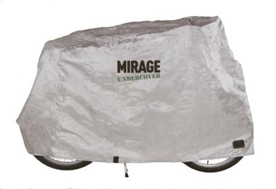 Mirage Tassen Mirage fietspyama/hoes/overtrek voor 1 fiets kleur antraciet in doos