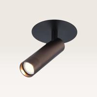 Inbouwspot Mavion bronzo - GU10-fitting - Spotlight - Zwevend licht - IP20 voor binnen - Brons - Met doorlusbedrading