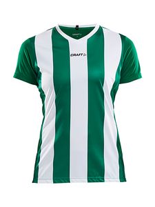 Craft 1905568 Progress Stripe Jersey W - Team Green/White - XS