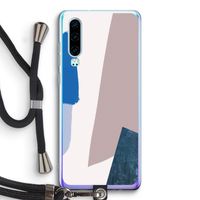 Lapis: Huawei P30 Transparant Hoesje met koord Lapis: Huawei P30 Transparant Hoesje met koord