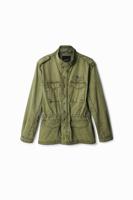 Legerparka met zakken - GREEN - M