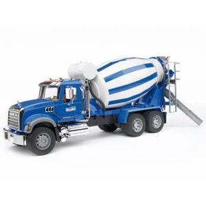 bruder MACK Granite truck met betonmixer modelvoertuig 02814