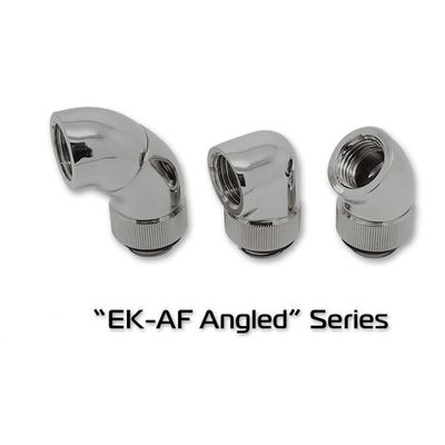 EK-AF Angled 45° G1/4 Black Nickel Waterkoeling