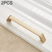 2 stuks 9009-128 moderne eenvoudige kast deur handvat lade kast zink legering handvat (goud)