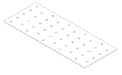 GB koppelplaat 100x250x2.0 sendzimir verzinkt | 25 stuks - GB014340025
