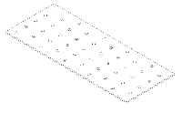 GB koppelplaat 100x250x2.0 sendzimir verzinkt | 25 stuks - GB014340025