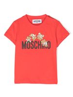 Moschino Kids t-shirt à logo Teddy Bear - Rouge