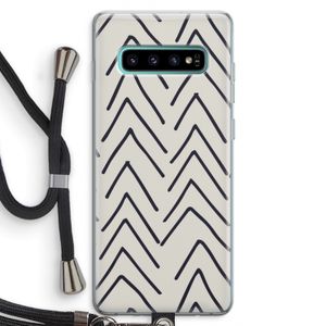 Marrakech Arrows: Samsung Galaxy S10 Plus Transparant Hoesje met koord
