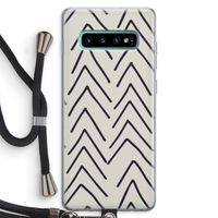 Marrakech Arrows: Samsung Galaxy S10 Plus Transparant Hoesje met koord