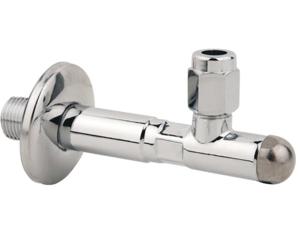 Kirchhoff CHE Haakse-kraan, 1/2"ET x 75 mm x 10 mmQ, met rozet - 986258148